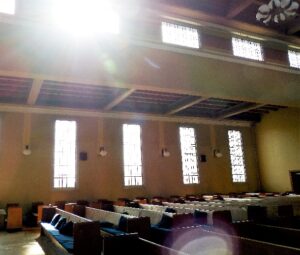Inside the Church Hall